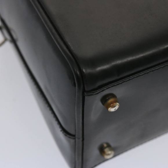 GUCCI Hand Bag Patent leather 2way Black Auth 67289 - Picture 15 of 16